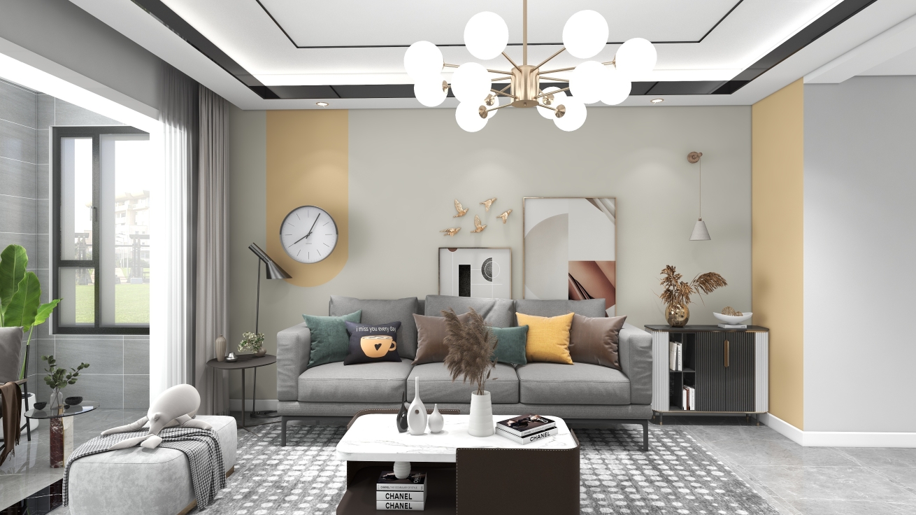 馨花苑 120平 現(xiàn)代簡約風(fēng)格 15萬