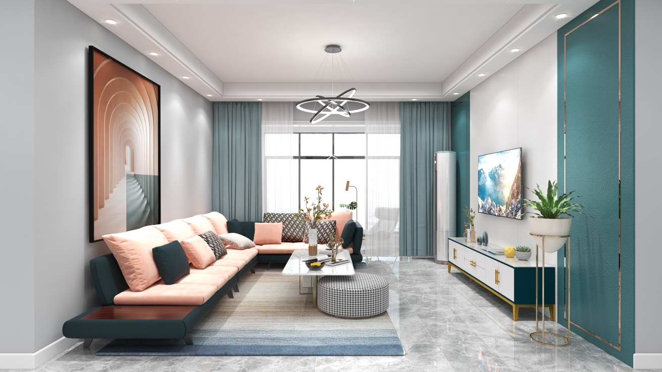 天福山河觀邸 110平 現(xiàn)代簡(jiǎn)約風(fēng)格 13萬(wàn)